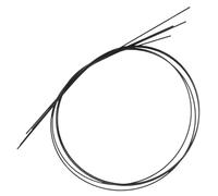 ORFOFE 4pcs Black Solid 2mm x 1m Kite Support Rods and Frame Poles Diy Kite Skeleton Sticks for Outdoor Flying Craft Assembly Parts