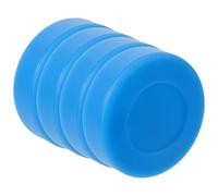 ORFOFE 4Pcs Blue Matte PVC Ice Hockey Pucks Adjustable Hardness Training Puck Set for Street and Ice Hockey Practice Sports Equipment