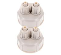 ORFOFE 4pcs Bottle Cap for Aquarium Reactors Easy to Use Fast Screw Design Material for Fish Tank Plants Generator Accessory