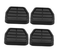 ORFOFE 4pcs Car Brake Pedal Pad Covers Slip Foot Pedal Pads for Accelerator Easy Installation Replacement Accessories for