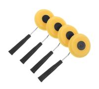 ORFOFE 4pcs Corner Paint Roller for Home and Office Use with High-Density Sponge and Nonslip Grip, Hand Held Handle Wall Edge Painting Tool for Kitchen and Living Room Walls