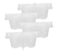 ORFOFE 4pcs Flexible Silicone Bowknot Candle Holder Mold for DIY Resin Crafting Aromatherapy Candle Stand Mold with Smooth Detailed Design Beginner Friendly Epoxy Casting Supplies