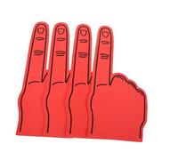 ORFOFE 4pcs Giant Foam Fingers Cheerleading Props EVA Foam Hand Party Favors for Sports Events Outdoor Games Birthday Parties Football Baseball Basketball Fans