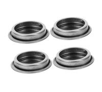 ORFOFE 4pcs Kitchen Sink Hole Cover and Overflow Drain Plug Stainless Steel Sink Valve Covers with 27mm Diameter Universal Faucet Hole Stopper for Kitchen and