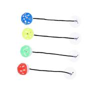 ORFOFE 4pcs Lizard Toy Reptile Bell Balls Beardie for Bearded Dragon Small Pet Bell Balls Bearded Dragon Toys Crawling Toys Lizard Cage s Plastic Household The