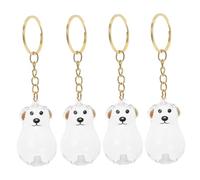 ORFOFE 4pcs Memorial Dog Hair Keepsake Portable Bag Charm Hair Storage Pendant for Pet Lovers Emotional Connection