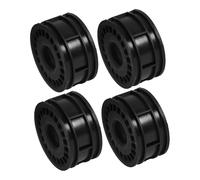 ORFOFE 4Pcs Mini Tyre for Rc Cars Replacement Wheels for Road Racing Car Models Enhances Stability Performance for Cognitive Play