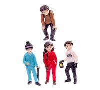 ORFOFE 4pcs Miniature Climber Figurines Small Craft Mini Sculptures Creative Indoor Desk Decor Cute Portable DIY Accessories for Boys