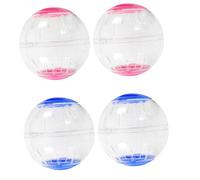 ORFOFE 4pcs Pet Activity Wheel Small Hamster Exercise Ball Hamster Sports Running Wheel for Cage Flying Saucer Mini Pet Exercise Ball Running Rat