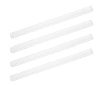 ORFOFE 4pcs Portable Mini Mahjong Tile Rack Acrylic U-shaped Rulers with Thickness and Measurement Slots for Accurate Game Play Travel-friendly Domino and Tile Organizer for Home Use