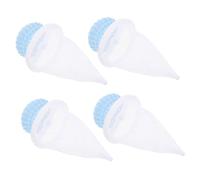 ORFOFE 4pcs Reusable Pet Hair Remover for Laundry Washing Machine Lint Trap Floating Hair Filtering Mesh Bag Material Easy to Clean Prevents Clogging