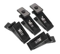 ORFOFE 4pcs Self-adhesive Car Visor Storage Clips for Dashboard Ticket Holder, Vehicle Interior Receipt and Parking Permit Organizer, Car Sunshade Clamp for Travel and Commute