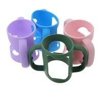 ORFOFE 4pcs Silicone Milk Bottle Handles Soft Non-Slip Bottle Grips for Compatible with Various Brands Dishwasher Safe for Easy Cleaning