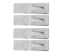 ORFOFE 4pcs Stainless Steel Money Clips 85x25x0.8mm, Minimalist Metal Cash and Credit Card Holder, Compact Money Clip for Business Travel and Teen Boys