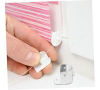ORFOFE 4PCS Stainless Steel Side Mount Roman Rod Brackets Heavy Duty Curtain Rod Holders for Bathroom Shower Curtains Secure Fit Closet Support for Metal Wardrobes