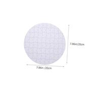 ORFOFE 4pcs Sublimation Puzzle Blanks DIY Heat Transfer Jigsaw Puzzle Pieces for Custom Photo Printing Crafts with Smooth Shimmering Surface and Pre-assembled Design