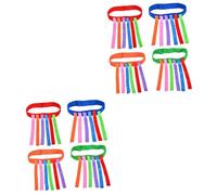 ORFOFE 4Pcs Tail Catch Game Belts for Boys and , Interactive Waistband in Orange Red Blue Green, Fun Sensory Training Game for Kindergarten and Family Indoor Play