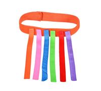 ORFOFE 4pcs Tail Catch Game Belts for Oxford Fabric Sensory Training Props Enhancing Motor Skills Hand-eye Coordination Suitable for Kindergarten Family Gatherings and Outdoor Play