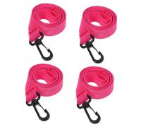 ORFOFE 4pcs Toddler Leash Walking Assistant Rope for Kids in Pink Nylon and Pp Material with Safety Features to Keep Children Organized and Safe During Outdoor Visits to Parks