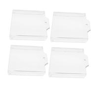 ORFOFE 4pcs Transparent Fire Equipment Switch Guard Cover Weather-resistant Emergency Push Button Protector Sturdy Anti-damage Safety Button Caps for Commercial Residential Use