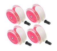 ORFOFE 4pcs Wheels Silent Swivel Wheels Replacement Walker Accessories for Stroller Carriage Pram Walker