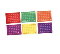 ORFOFE 5 Sets Telepathic Mind Reading Cards Interactive Stage Props for Mental Tricks Reusable Number Test Cards for Closeup Performances and Party Entertainment