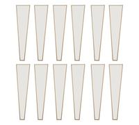 ORFOFE 50 Pcs White Single Rose Flower Packaging Bags Bouquet Wrap Sleeves for Florist Flower Bouquet Wrapping