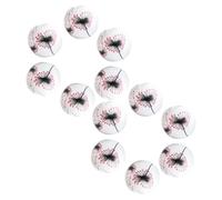 ORFOFE 50Pcs 16Mm Valentine's Day Wooden Beads with Dandelion and Heart Patterns, Natural Wood DIY Beads for Jewelry Making, Bracelet and Necklace Crafting Accessories