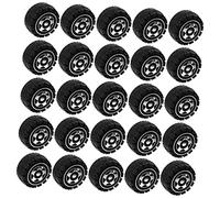 ORFOFE 50Pcs Car Wheels DIY Craft Wheels for Model Cars Educational Science Project Accessories for Boys and Creative