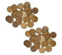 ORFOFE 50pcs Coconuts Shell Chips for Aquarium Decoration Natural Textured Elements for Fish Tank Landscape Compact for Aquatic Setup and Enhancing Underwater Aesthetics