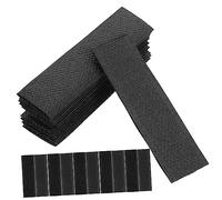 ORFOFE 50Pcs Double Sided Hook and Loop Adhesive Strips Self Adhesive Strong Sticky Tape for Home Office School Crafts Reusable Fastener Replacement Tape
