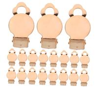 ORFOFE 50pcs Frog Ear Clip Without Ear Piercing Flat Smooth Surface French Clip Earrings for Non-pierced for Diy Jewelry Making and Homecoming Accessories