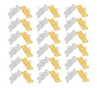 ORFOFE 50pcs Graduation Cap Tassel Charms Pendants for Jewelry Making DIY Bracelets Necklaces Earrings Accessories Academic Achievement Craft Supplies