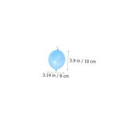 ORFOFE 50Pcs Inflatable Latex Punching Balloons with Elastic Bands for Party Fun Hand Pat Balloon in Safe Indoor Outdoor Play for Adults Random Color