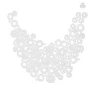 ORFOFE 50pcs Plastic Pet House Buckle Connector Cardboard Cat House Cage Fastening Clips For Small Animal Cages Hideout Play House Supplies