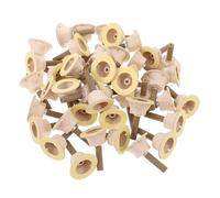 ORFOFE 50pcs Thickened Wormwood Moxibustion Sticks with Base Portable Moxa Roll Kit for Home Office Beauty Salon Use Gentle Mild Burn for Sensitive Skin Professional Endurance Therapy