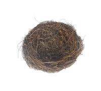 ORFOFE 5pcs 15cm Vine Rattan Artificial Bird Nests for Home and Cage Decoration Natural Style Bird Nest Ornaments Suitable for and Easter Outdoor Display