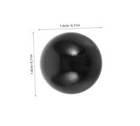 ORFOFE 5pcs Black Plastic Pinball Machine Balls Kit DIY Pinball Accessories for Multiplayer Family Game Parties and Social Entertainment