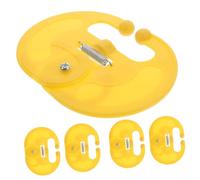 ORFOFE 5Pcs Calf Nose Thorn Weaner Plastic Cow Nose Guard for Livestock Cattle Weaning Tool Prevents Milk Easy to Clean Farm Animal Isolation Equipment