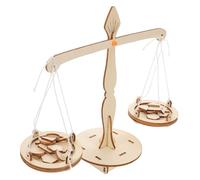 ORFOFE 5pcs DIY Balance Scale Science Educational for Handmade Physics Model Kit with Step Guide Portable Stem Experiment for S Science Projects and Creative Learning