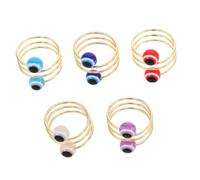 ORFOFE 5pcs Evil Eye Rings for Women Stylish Jewelry for Index Finger Unique Design for Business Meetings Casual Gatherings Versatile Accessory for Individual Style