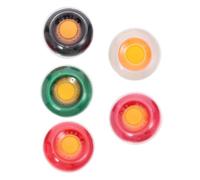 ORFOFE 5pcs Finger Moistener Sponge for Sorting Papers and Filing Documents, Non-Slip Finger Pad Moisturizing Oil for Bank Tellers and Professionals, Money Counting Cash Moistener