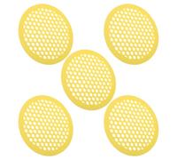 ORFOFE 5pcs Floating Bee Watering Station for Butterflies and Insects, Eva Foam Material Hydration and Flexible Placement, Yellow Floating Design for Outdoor and Pond