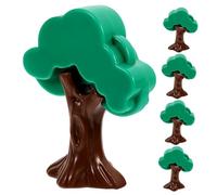 ORFOFE 5pcs Forest Model Trees for Train Track Scenery Vivid Landscape Accessories for DIY Railway Layout Safe Odorless Crafting Trees to Inspire Imagination and Enhance Skills