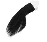 ORFOFE 5pcs Hair Testing Strands Human Hair Levels 3 Natural Level Black Pvc Training Samples and DIY Users