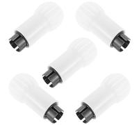 ORFOFE 5pcs Infusion Stand Adapter 25mm to 19mm Plastic Pole Connector Mid Section Replacement for Iv Drip Rack Medical Equipment Infusion Pole Attachment