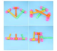 ORFOFE 5pcs Music Squeaky Hammer Safe Painted Handles for Rhythm Development Educational Hitting for Random Colors and Styles Random Color
