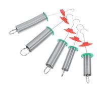 ORFOFE 5pcs Physics Experimental Spring Set for Hooke's Law Mechanics Study, Spiral Compression Springs Teaching Equipment for Students’ Science Learning and Classroom Use