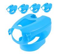 ORFOFE 5pcs Plastic Pigeon Holder Rack for Injection Feeding Lightweight Reusable Bird Feeder Mount Bracket for Racing Pigeons and Parakeets Easy Clean Fixed Frame for Safe Medicine