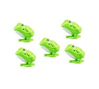 ORFOFE 5pcs Plastic Wind-up for Educational Clockwork Bouncing Smooth Safe Design Random Belly Colors Fun Interactive Gift for Boys Random Color